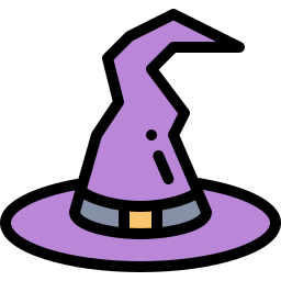 Chapéu de bruxa Ícone