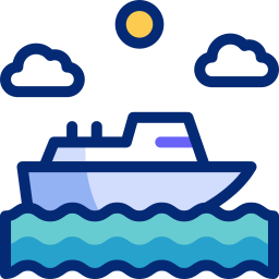 Cruise ship icon