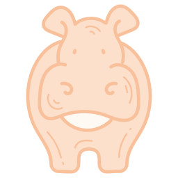 Hippopotamus icon