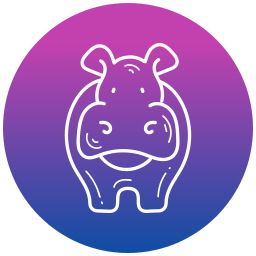 Hippopotamus icon