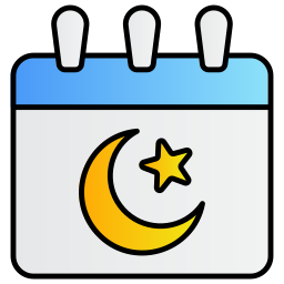 calendario de ramadán icono
