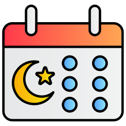 calendário do ramadã Ícone