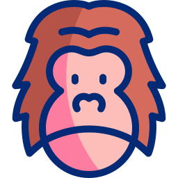 orangután icono