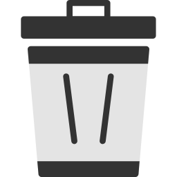 Trash can icon