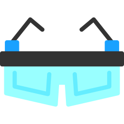 Safety glasses icon