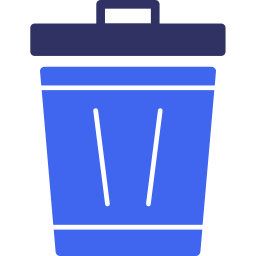 Trash can icon