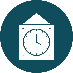 Wall clock icon