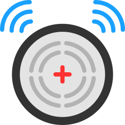 Smoke alarm icon