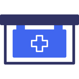 First aid kit icon