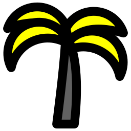 palmera datilera icono