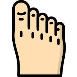 Egyptian foot icon