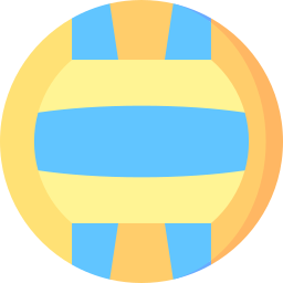 pelota de waterpolo icono
