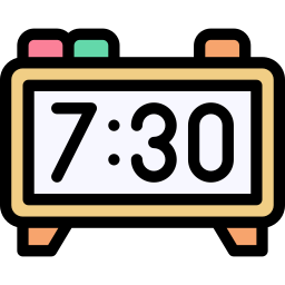 Digital clock icon