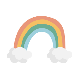 regenboog icoon