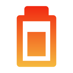 batterij driekwart icoon