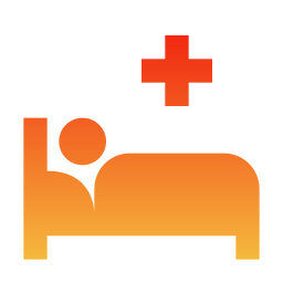 Hospital bed icon