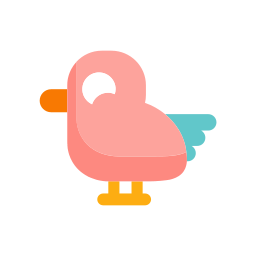 pájaro icono