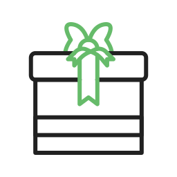 Gift box icon