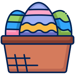 Easter basket icon