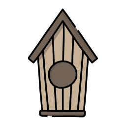 domek dla ptaków ikona