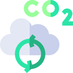 cycle du carbone Icône