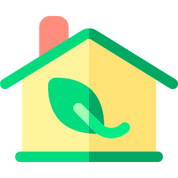 Green house icon