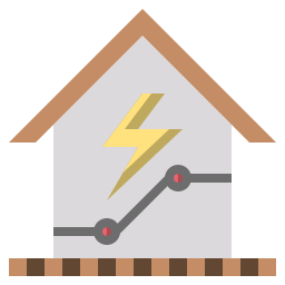 Sustainable home icon