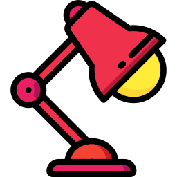 Desk lamp icon