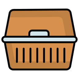 contenedor de comida icono