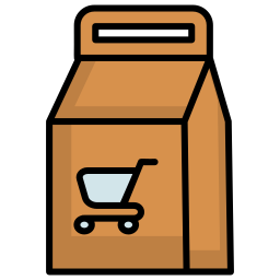 Delivery bag icon