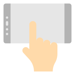 ekran dotykowy ikona