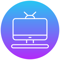 Tv screen icon