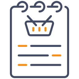 Shopping list icon