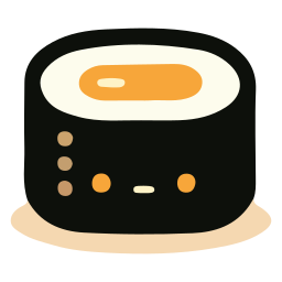 sushi rolle icon