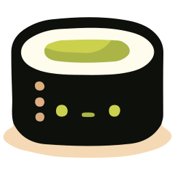 rouleau de sushi Icône