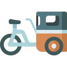 Cargo bike icon