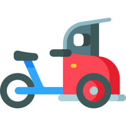 vélo cargo Icône