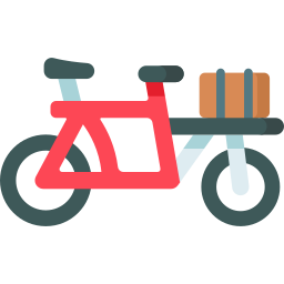 vélo cargo Icône