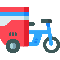 Cargo bike icon