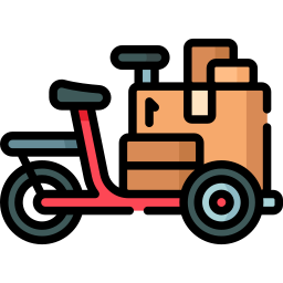 Cargo bike icon