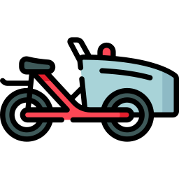 Cargo bike icon