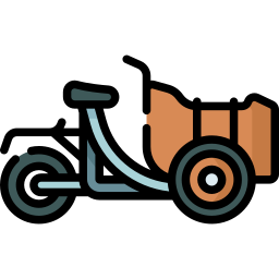 Cargo bike icon