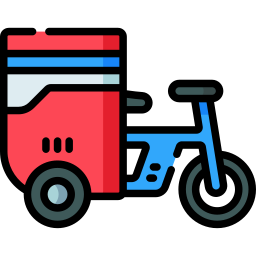 Cargo bike icon