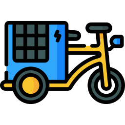 Cargo bike icon