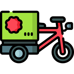 Cargo bike icon