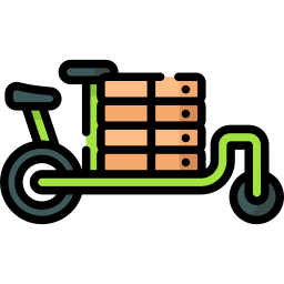 Cargo bike icon