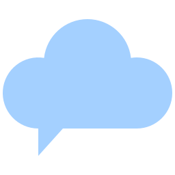 Speech bubble icon