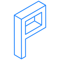 Letter p icon