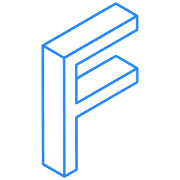 Letter f icon