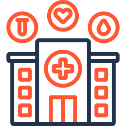 Hospital facility icon